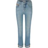 ANGELS Ankle jeans "Cici Cropped" met gekleurd ripsband