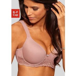 Lascana Bh met steuncups met beugels, naadloze voorgevormde cups, kanten details, lingerie