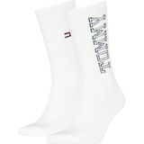 Tommy Hilfiger Sokken TH UNI TJ SOCK 2P TOMMY met opvallend letterontwerp (2 paar)