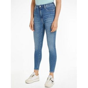 Calvin Klein Skinny fit jeans HIGH RISE SUPER SKINNY ANKLE in een klassiek 5-pocketsmodel