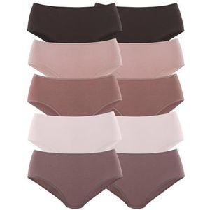 Petite fleur Heupslip van elastisch katoen (set, 10 stuks)