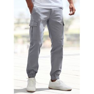 AUTHENTIC LE JOGGER Cargobroek met normale taillehoogte van elastische katoenkwaliteit