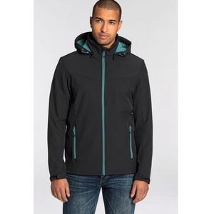 Icepeak Softshell-jack H SOFTSHELLJACKE BRIMFIELD met stijlvolle logo-opschriften