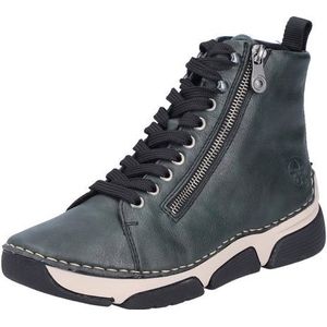 Rieker Sneakers freizeitschoen, lage schoen, veterschoen met contraststiksels