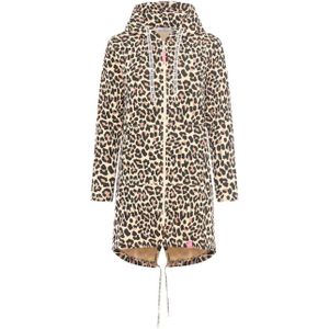 Zwillingsherz Jersey jas "Leo Dream" met allover leeuw-look met zakken