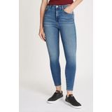 TOMMY JEANS Skinny fit jeans SYLVIA HGH SKN ANK CH0238 met logostiksels en nagels