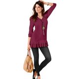 Lang shirt met volants