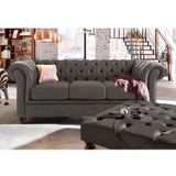 Premium collection by Home affaire Chesterfield-bank CHESTERFIELD met knoopsluiting, ook in leer
