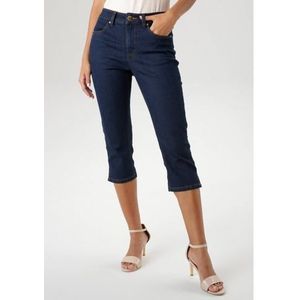 Aniston SELECTED Capri jeans met normale taille en zijsplitten - nieuwe collectie