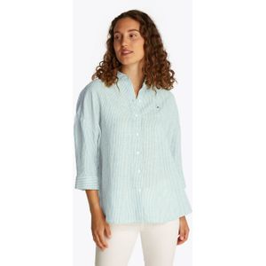 Tommy Hilfiger Shirt met 3/4 mouwen ESS LINEN LOOSE 3-4 SLEEVE SHIRT