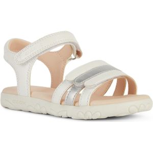 Geox Sandalen J SANDAL HAITI GIRL , glitter-sandaal, klittenbandschoen in metallic-look