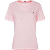 TOMMY HILFIGER shirt met V-hals »BONITA REGULAR V-NK TOP SS«
