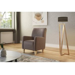 Home affaire Fauteuil Viva met binnenvering, met beukenhouten poten