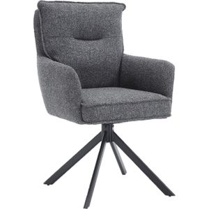 Structuurstof Draaistoel - Grijs - Pocketvering - Comfortabel en Duurzaam