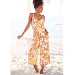 s.Oliver RED LABEL Beachwear Jumpsuit in culotte-stijl met print all-over