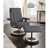 HOME AFFAIRE relaxfauteuil & hocker »Colmar« in 3 stofkwaliteiten