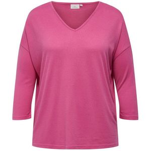 Only Carmakoma - Caralba Mirse 4 5 v-Neck Top Jrs - Meisjes - Blouses