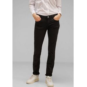 STREET ONE Slim fit jeans met een geruwde binnenkant