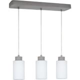 SPOT Light hanglamp Karla Hanglamp, lampenkap van hoogwaardig glas, betonelementen met de hand gemaakt, natuurproduct - duurzaam, Made in Europe (1 stuk)