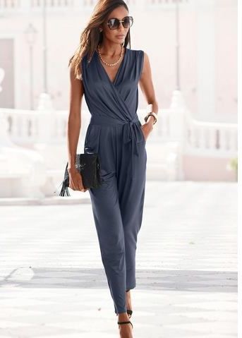 Lascana Jumpsuit (Met een bindceintuur)