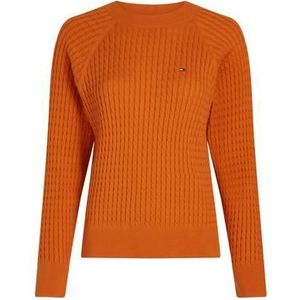 Tommy Hilfiger Trui met ronde hals CO CABLE C-NK SWEATER