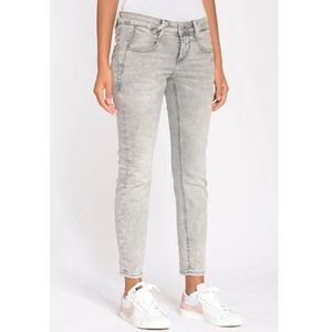 GANG Skinny fit jeans 94NELE X-CROPPED met driehoekige inzetstukken aan de zijkant voor een geweldig silhouet