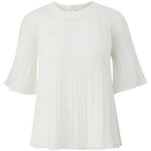 s.Oliver BLACK LABEL Chiffon blouse met plisséplooien