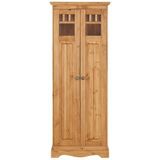 Home affaire kast »Melissa«, massief grenen, gebogen plint en freeswerk voor, hoogte 180 cm