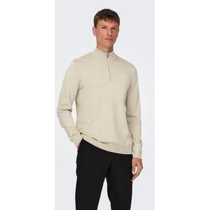 ONLY & SONS Gebreide trui ONSWYLER LIFE REG 14 HALF ZIP KNIT NOOS