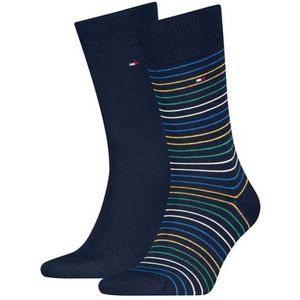 Tommy Hilfiger Sokken TH MEN SMALL STRIPE SOCK 2P (2 paar)