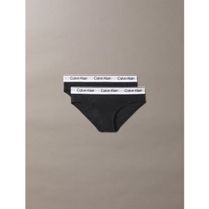 Calvin Klein Brazilian slip 2PK BIKINI met logoband (2 stuks, Set van 2)