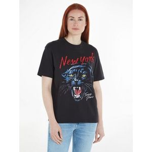 TOMMY JEANS T-shirt TJW RLX WASHED PANTHER TEE