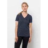 Jack Wolfskin Shirt met V-hals CROSSTRAIL T WOMEN