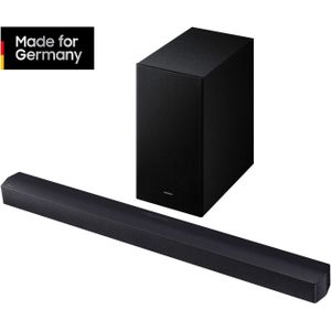 Samsung Soundbar HW-B460GF/ZG soundbar 2.1-kanaal geluidssysteem, dolby audio i dts virtual:x, bass-boost-modus