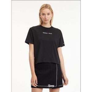 TOMMY JEANS Shirt met korte mouwen TJW CLS SERIF LINEAR TEE met tommy jeans linear-logo-opschrift