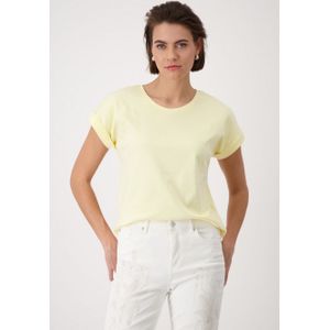 Monari Shirt met ronde hals met glinsterende steentjes op de schouder