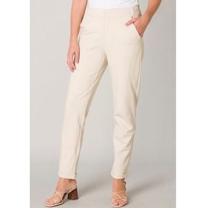 Base Level Tapered Fit Pantalon Yoel Beige