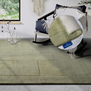 Charlotte - Vloerkleed - Groen - 100% Wol