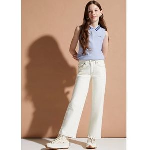 Levi's Kids Wide Leg Broek Offwhite