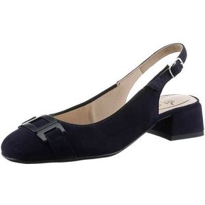 Ara Slingback pumps Graz , avondschoen, zomerschoen, blokhak, in afgeronde vorm