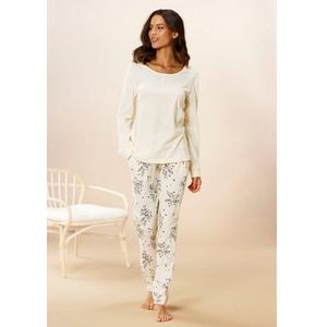 Vivance Dreams Pyjama met hortensia-motief (2-delig, 1 stuk)