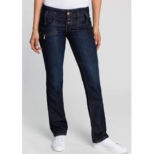 Freeman T. Porter Rechte jeans Amelie SDM dubbele pas met knap zitvlak effect