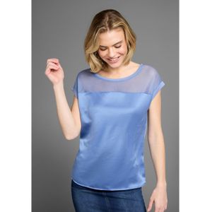 Laura Scott Shirtblouse met meshdeel