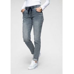 KangaROOS Jogpants in denim-look met elastische boord