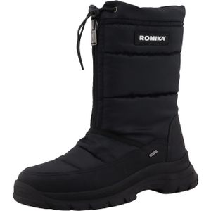 Nadia - Snowboots - Zwart - Imitatieleer, Textiel