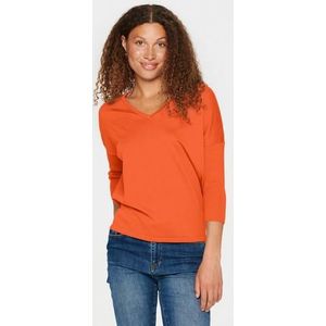 Saint Tropez Trui met V-hals MilaSZ V-N Pullover