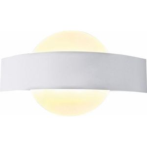 näve Led-wandlamp Stan Efficiëntieklasse: E, wit/gesatineerd, metaal/acryl, l: 24 cm, h: 13 cm