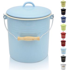 Look - Model Rond - Pedaalemmer - Blauw-Pastel - Crème - 10 L