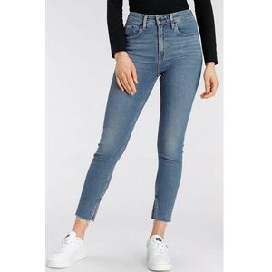 Levi's Skinny fit jeans 721 High rise skinny met splitje in de zoom