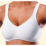 Petite fleur Soft-bh zonder beugels, gemaakt van zacht katoen (Set van 2)